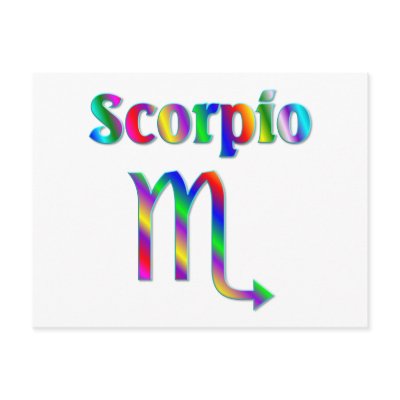 Scorpio Rainbow Post Cards by TLArnold3