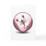 Scorpio Scorpion Greeting Card