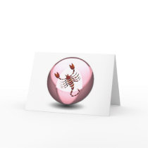 Scorpio Scorpion Greeting Card