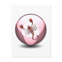 Scorpio Scorpion Postcard