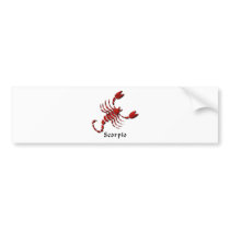 Scorpio Sign Bumper Sticker