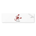 Scorpio Sign Bumper Sticker bumper stickers