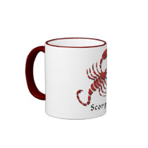 Scorpio Sign Ceramic Coffee Mug