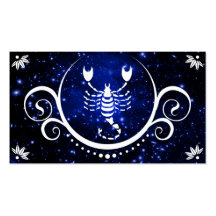 scorpio sophistications business card templates