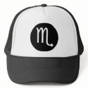 Scorpio Symbol hats