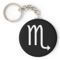 Scorpio Symbol keychains