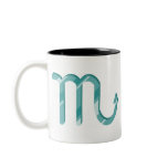 Scorpio symbol mugs