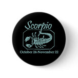 Scorpio Teal Buttons
