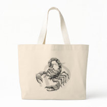 Scorpio the scorpion star or birth sign canvas bag