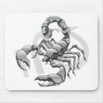 Scorpio the scorpion star or birth sign mousepad