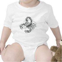 Scorpio the scorpion star or birth sign t-shirts