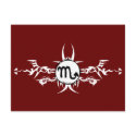 Scorpio Tribal Postcard