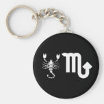 Scorpio with Symbol Key Chain
