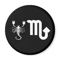 Scorpio with Symbol Magnet