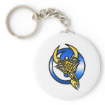 scorpio yin yang keychains