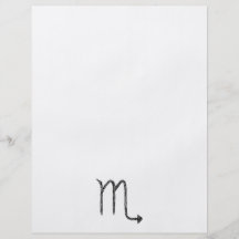 Scorpio. Zodiac Astrology Sign. Custom Flyer