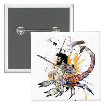 Scorpio Zodiac Buttons