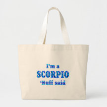 Scorpio Zodiac Sign Bag