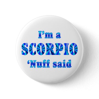 Scorpio Zodiac Sign Buttons by TLArnold3