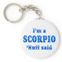 Scorpio Zodiac Sign keychains