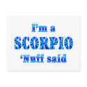 Scorpio Zodiac Sign postcards