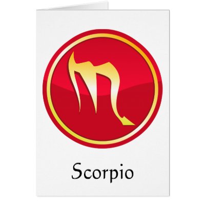 Scorpio - Zodiac Signs Greeting Cards by EveStock