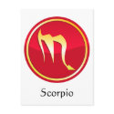 Scorpio - Zodiac Signs postcards