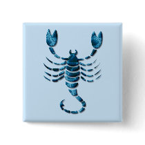 Scorpio Zodiac Square Pin