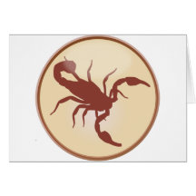 Scorpion Greeting Card