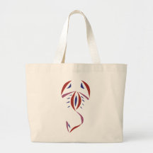 Scorpion Tattoo Canvas Bag