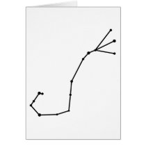 Scorpius Zodiac Card