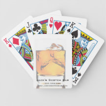 Scotch Business Promotion Playing Cards