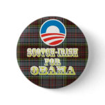 Scotch-Irish for Obama Button