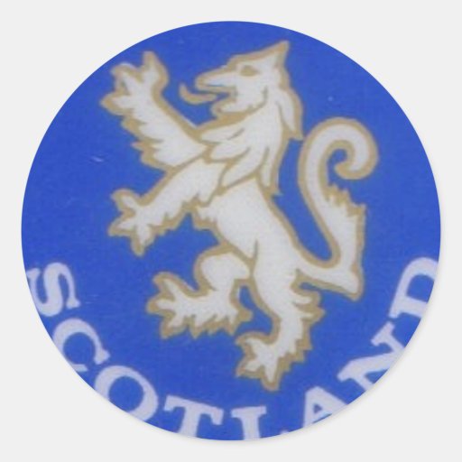 scotland badge stickers