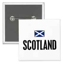Scotland Bold Pinback Buttons