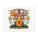 Scotland Coat of Arms (large) Postcard