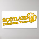 Scotland Drinking Team posters