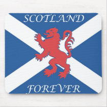 Scotland Forever Lion Rampant Mousepad