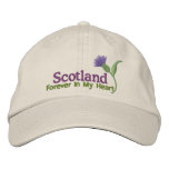 Scotland in my Heart embroidered hats