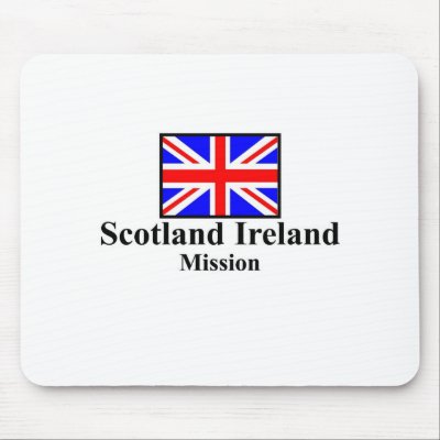Scotland Ireland LDS Mission Mousepad by ldsmissionsgiftshop