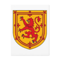 Scotland Lion Rampant Shield Post Card