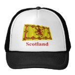Scotland Lion Waving Flag with Name Hat