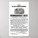 Scotland Lochness Drumnadrochit Hotel Advert posters
