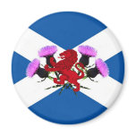 Scotland, Rampant lion, thistle magnets