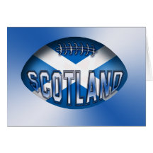 Scotland Rugby Ball Cards