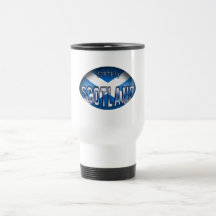 Scotland Rugby Ball Coffee Mugs