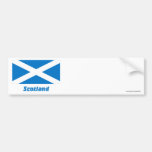 Scotland Saint Andrew Flag with Name Bumper Stickers