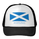 Scotland Saint Andrew Flag with Name Trucker Hat