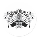 Scotland Skill and Pipes stickers