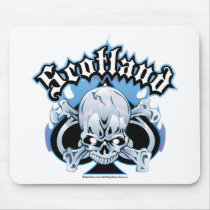 Scotland Skull and Ace Mouse Mat